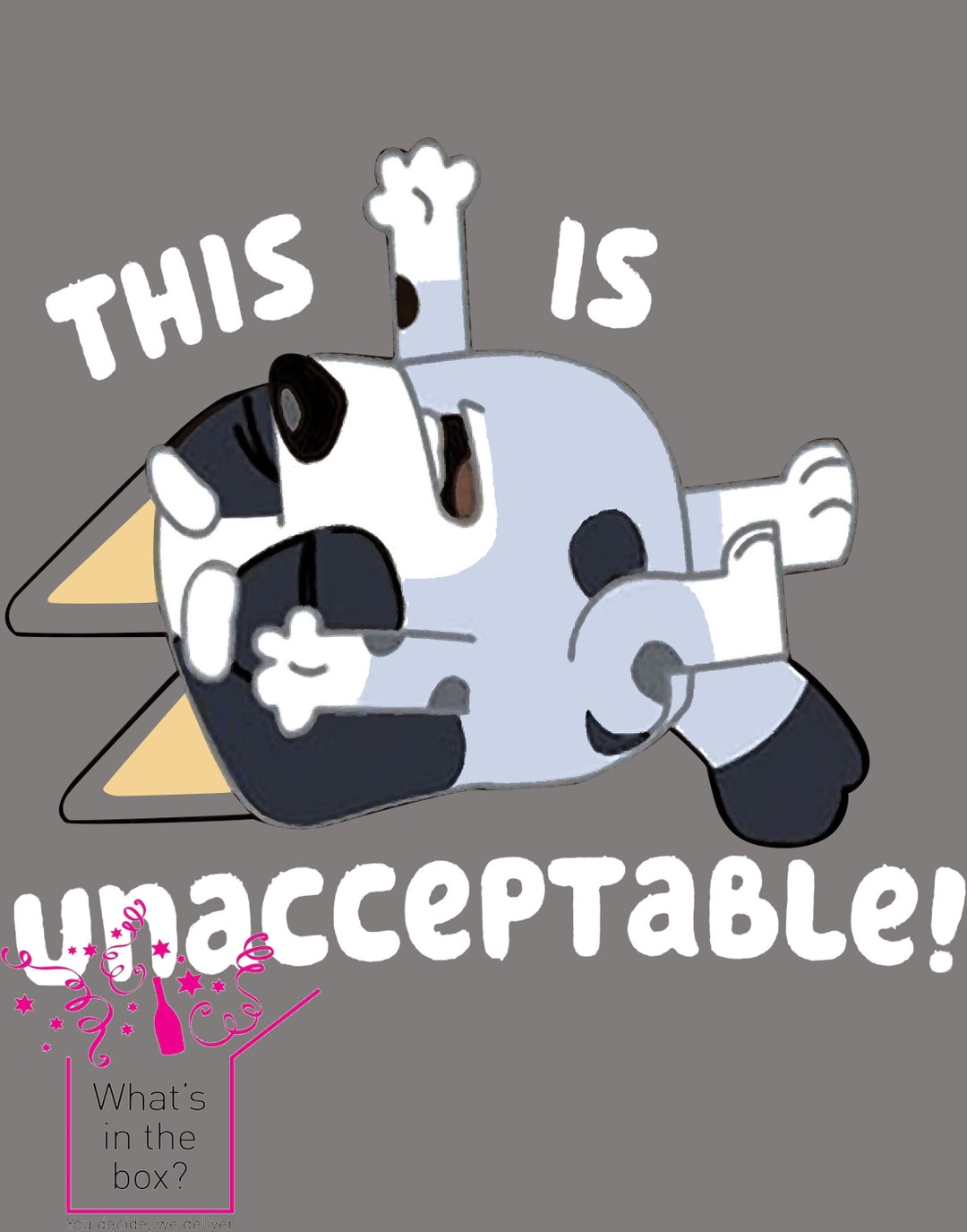 This is Unacceptable Muffin Shirt Bluey Family Shirt Bluey Etsy