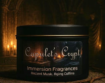Capulet's Crypt - Literature Inspired Scented Candle