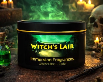 Witch's Lair - Video Game Inspired Candle