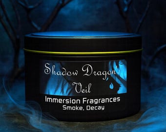 Shadow Dragon's Veil - Video Game Inspired Candle