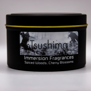 Tsushima- Video Game Inspired Candle
