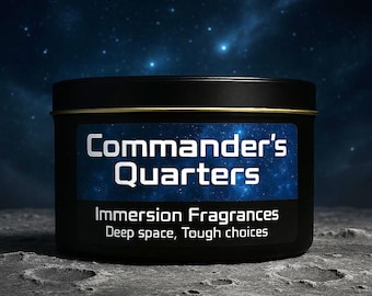 Commander's Quarters - Gaming Inspired Scented Candle