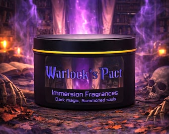 Warlock's Pact - Video Game Inspired Candle