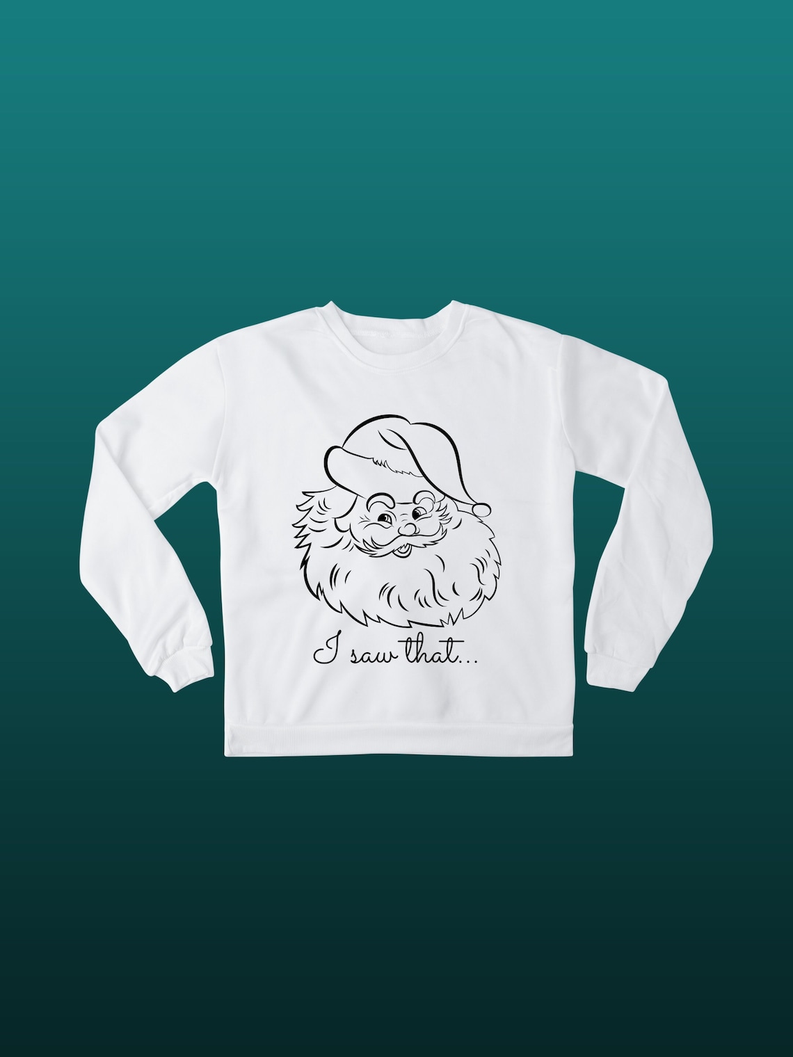 Funny Santa PNG With Transparent Background - Etsy