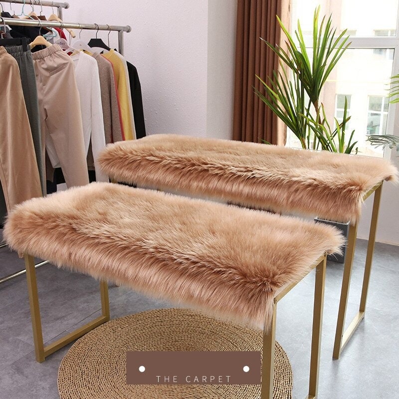 Pelz Teppich Faux Pelz Teppich für Wohnzimmer Schlafzimmer | Etsy
