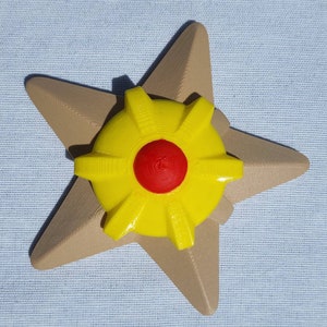 3D Printed Pokemon-inspired Staryu-inspired Fidget Spinner Fidget Toy