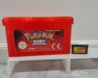 Nintendo Gameboy Advance-inspired Pokemon Ruby Sapphire Emerald XL Giant Wall Art Cartridge Retro Video Game Wall Decor GBA