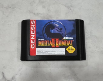 3D printed Sega Genesis-inspired Mortal Kombat 2 XL Giant Wall Art Cartridge Art Decor