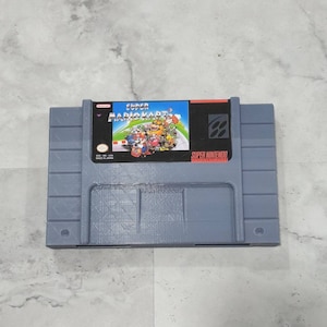 3DプリントビデオゲームスーパーファミコンSNES風スーパーマリオカートXL巨大ウォールアートカートリッジレトロビデオゲーム