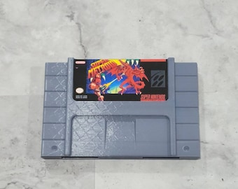 3D Gedrucktes Videospiel Super Nintendo SNES inspiriert Super Metroid Link to the Past XL Riesen Wand Kunst Patrone Retro Video Gaming