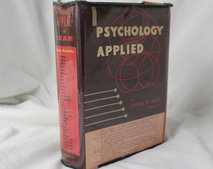 Vintage Psychology Book - Etsy