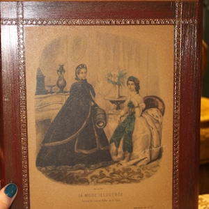Antique Fashion Art Print