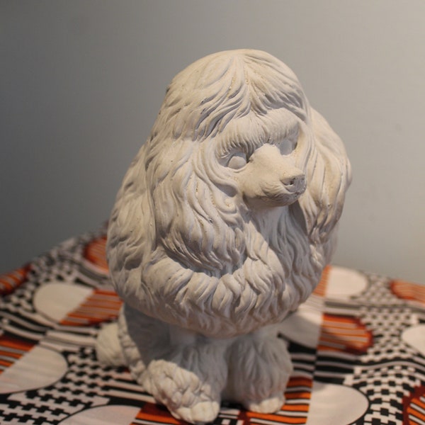 Vintage Style Ceramic Poodle