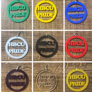 HBCU Pride Hoop Earrings