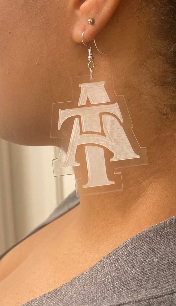 NC A T Earrings Graduation Gifts College Gifts Student Gifts