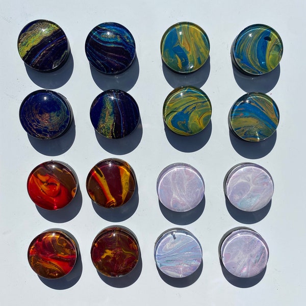 Acrylic Pour Magnets