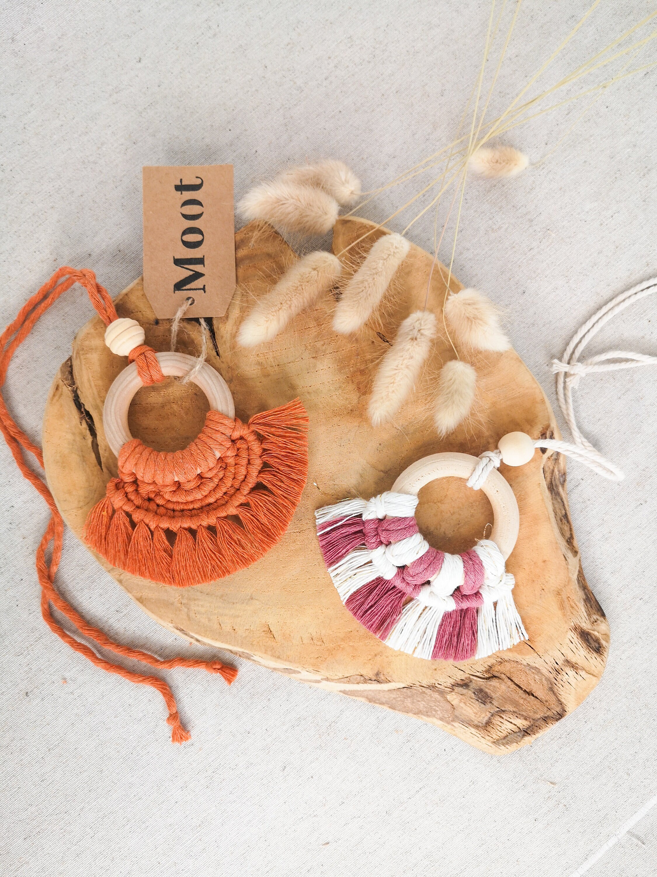 Suspension Macramé Rétroviseur de Voiture