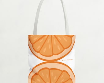 Orange Tote Bag, Orange Convas Bag, Grocery Shopping Bag, Oranges Tote Bag, Orange Bag, Shopping Bag, Teacher Bag, Fruit Bag, Orange Slices