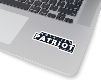 Navy Patriotic Stickers, American Patriot Sticker, Freedom Sticker, USA Decal, Kindle Sticker, Patriotic Laptop Sticker, Stanely Cup Sticker
