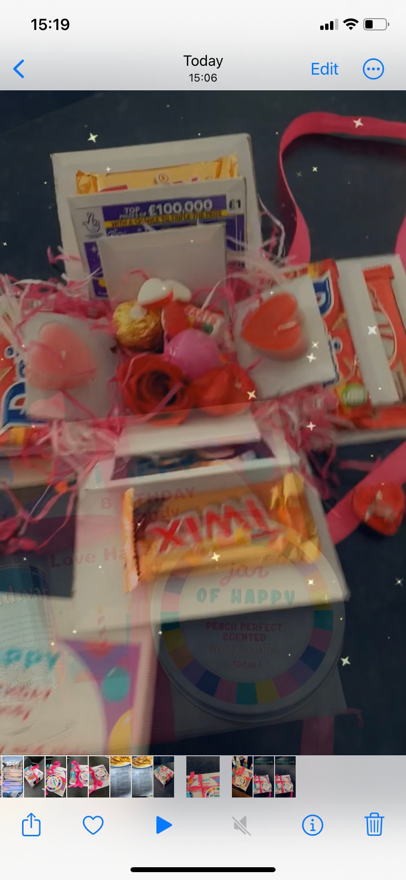 Birthday Explosion Box Etsy