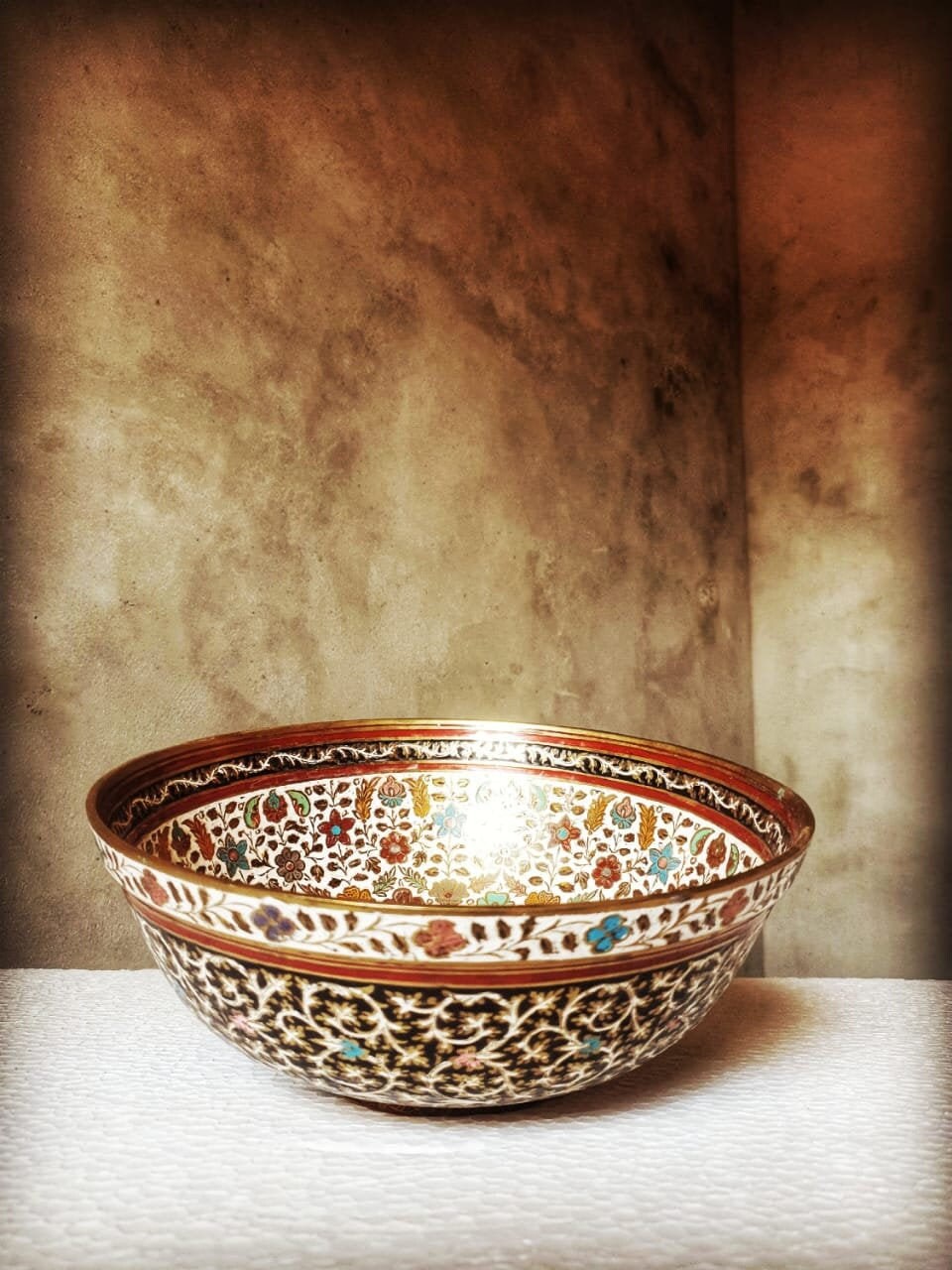 Brass Lacquer Bowl Etsy