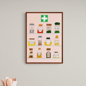 Spice art | Spice rack | Food Is Medicine | Fine Art Print | Wall Art | Indian Pakistani Wall Art | South Asian food | Healing Art