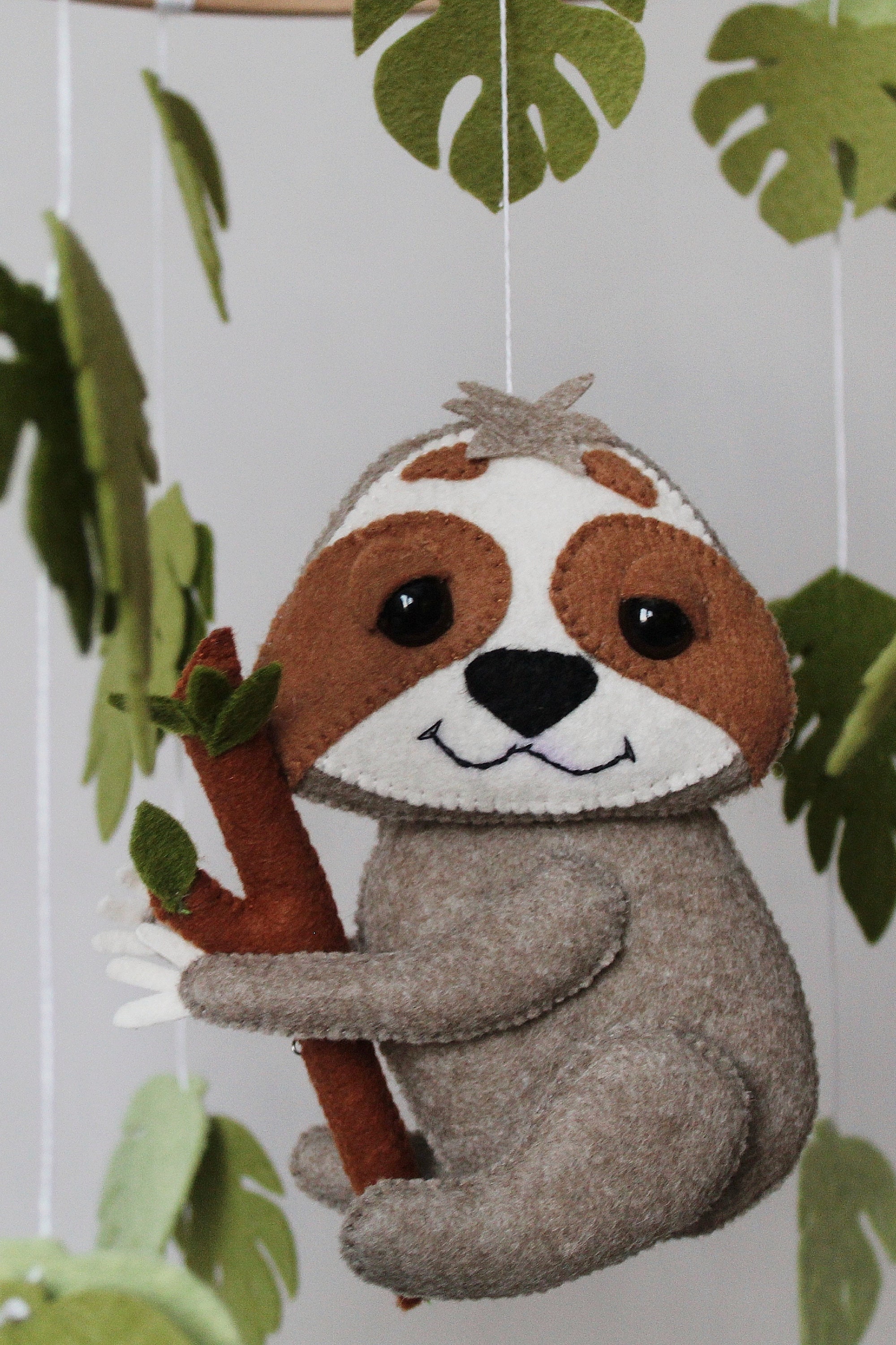 Sloth Baby Mobile, Mobile Girl Boy