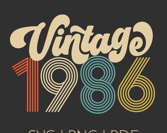 アート・デザイン・音楽 BLESS Retropersective  No.30-No.41 Vintage 1994 SVG, 30th Birthday Vector, Birthday Day Digital File