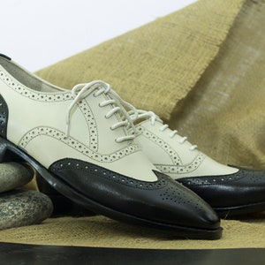 Men Wingtip Oxford Brogues Shoes Handmade Men's Leather - Etsy