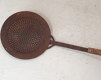 Extra Large Old Skimming Spoon