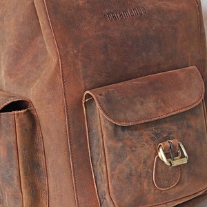 Large Leather Backpack image 5