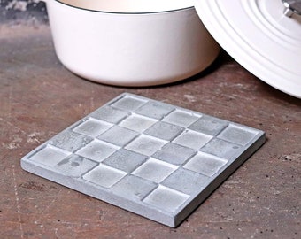 Square Cement Trivet