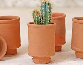 Set of Mini Cylinder Plant Pots