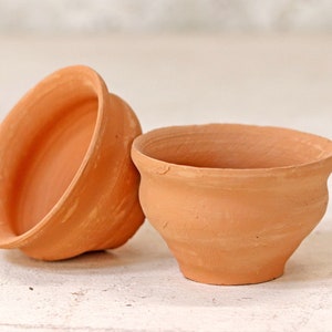 Juego de tazas de té de terracota imagen 2