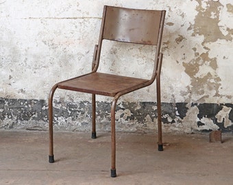 Vintage Metal Stacking Chair