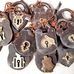 Large Decorative Antique Padlock