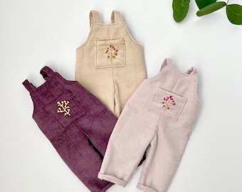 Handmade Overalls for Dolls - Doll’s Dungarees, Doll outfit, Handmade Doll Wardrobe, Doll Clothing and Accessories