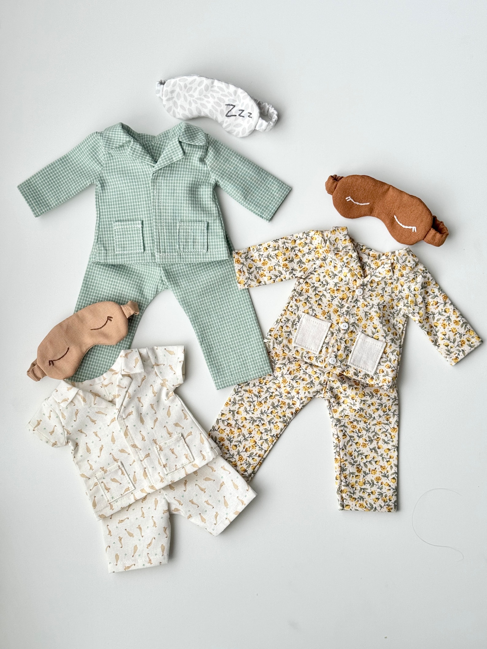 Doll Pyjama Set PDF Sewing Pattern and Tutorial - Etsy Australia