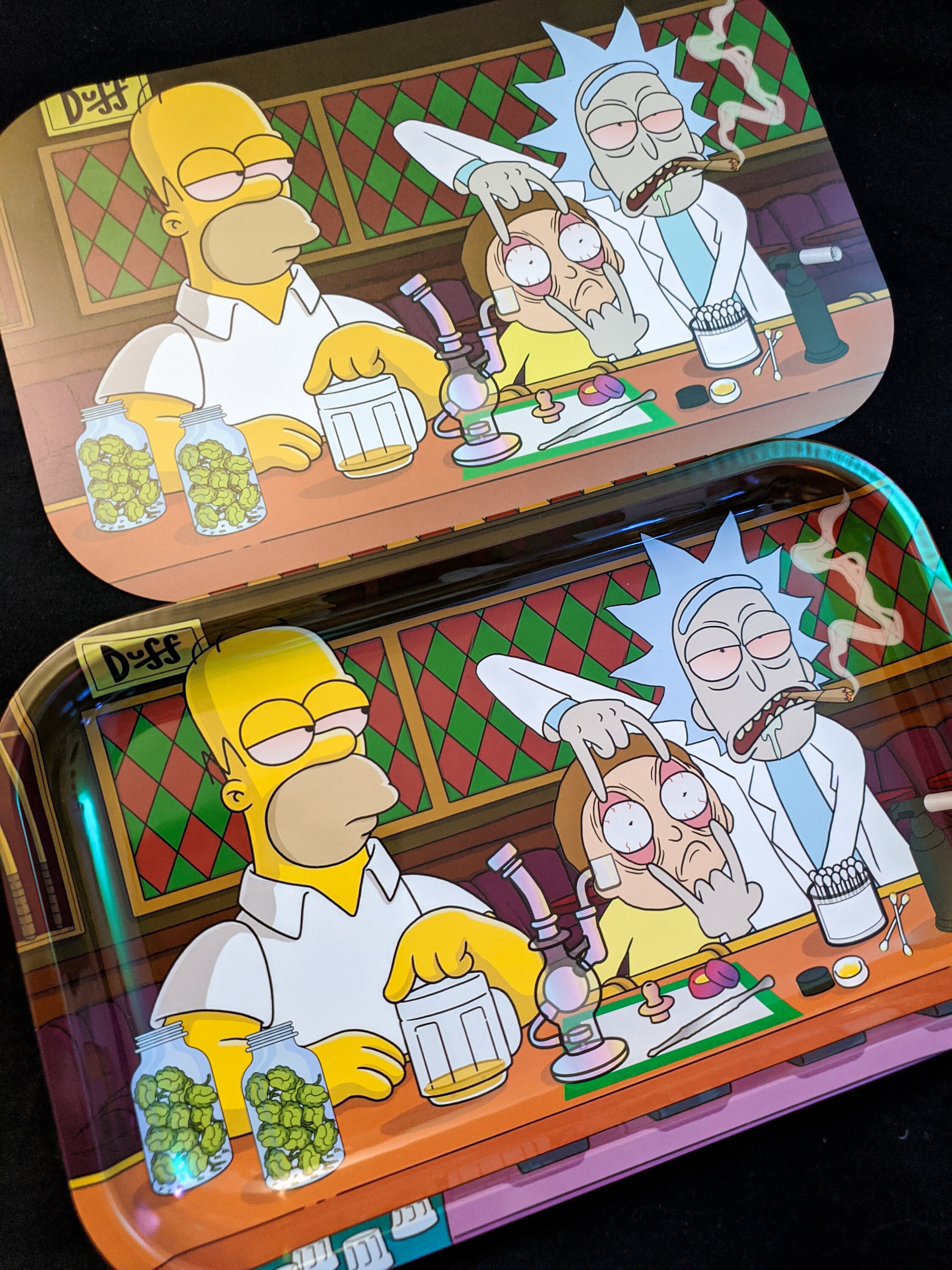 Backwoods Iconic Cartoon Charaktere Metall Rolling Tray/Ash Etsy