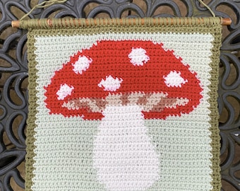 Mushroom Crochet Tapestry Pattern