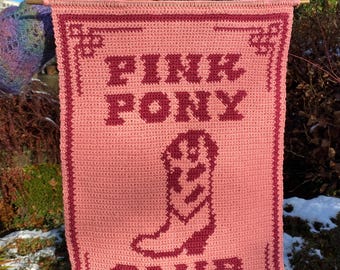 Pink Pony Club Crochet Tapestry Pattern