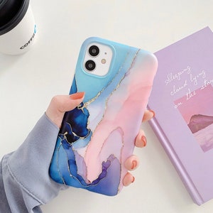 Marble patterned fashion case for iPhone 7 / 8 / 7+ / 8+ / X / XS / XR / 11 / 12 / 12 Pro / 13 / 14 / 14 Pro