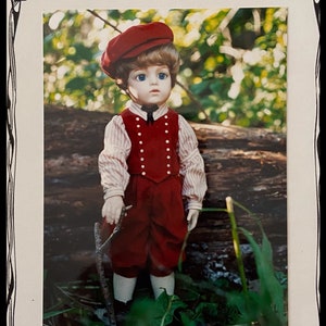 Modern doll costume pattern