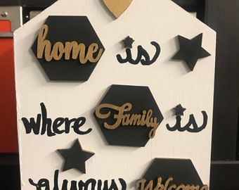 Hausgemachte Holz Haus Dekor