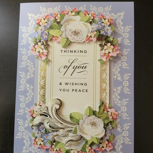 Thinking of you & Wishing you peace