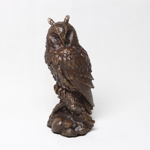 Solid Bronze Long Eared Owl Steve Langford