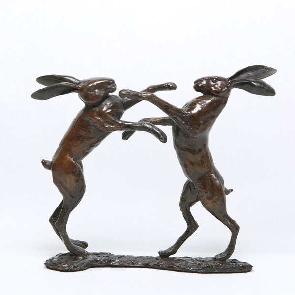 Boxing  Hares Ltd Edition Steve Boss