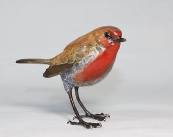 Robin Solid Bronze Ltd Edition 250 Steve Langford