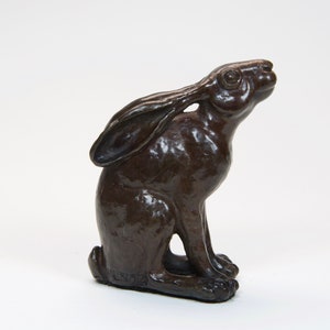 Moongazing Hare Solid Bronze  Steve langford