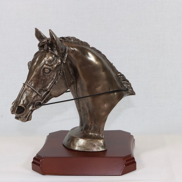 Eventers Head Equestrian Bronze Trophy Harriet Glen